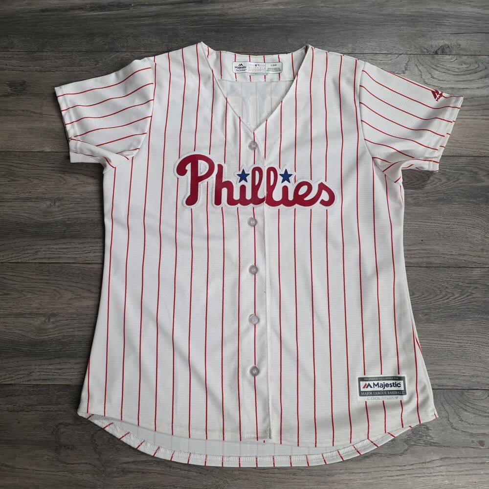 Majestic Philadelphia Phillies Jake Arrieta #49 Stitched Jersey Size Large